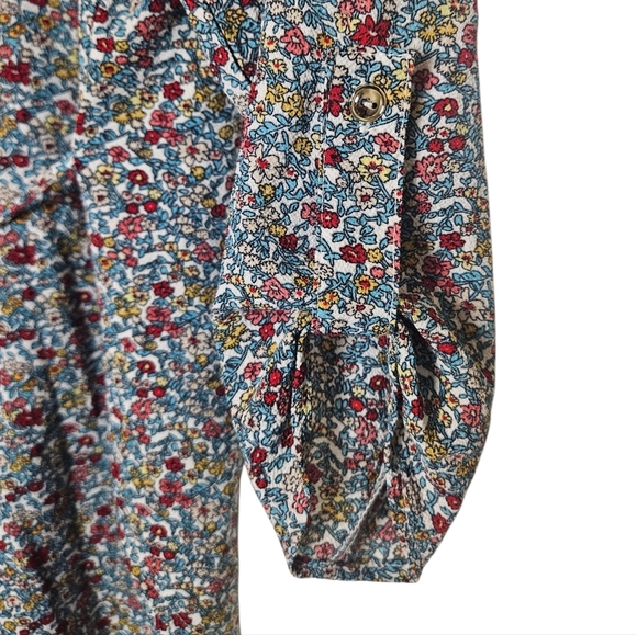 Floral Print Blouse - Multicolor - Picture 4 of 5